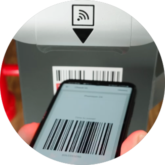 microkiosk with Access Bar Code