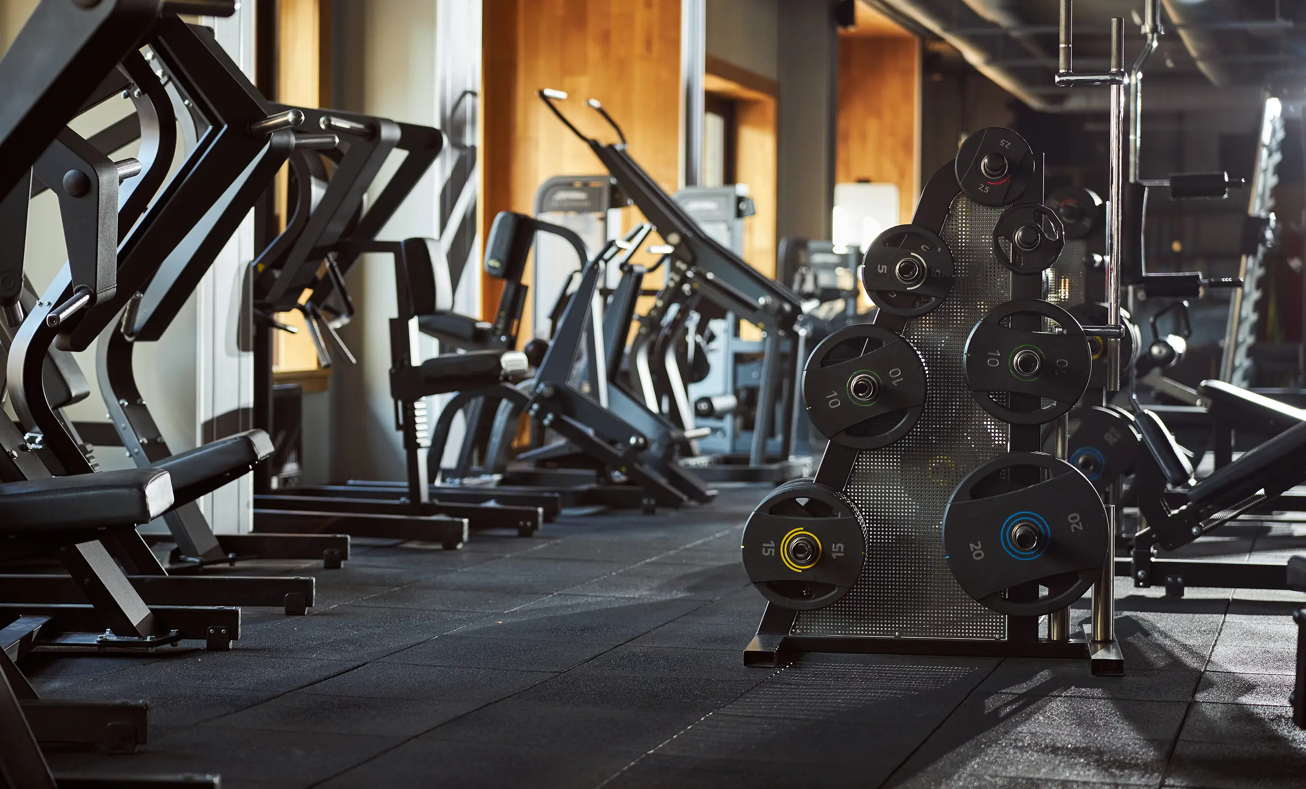 modern gym interior
